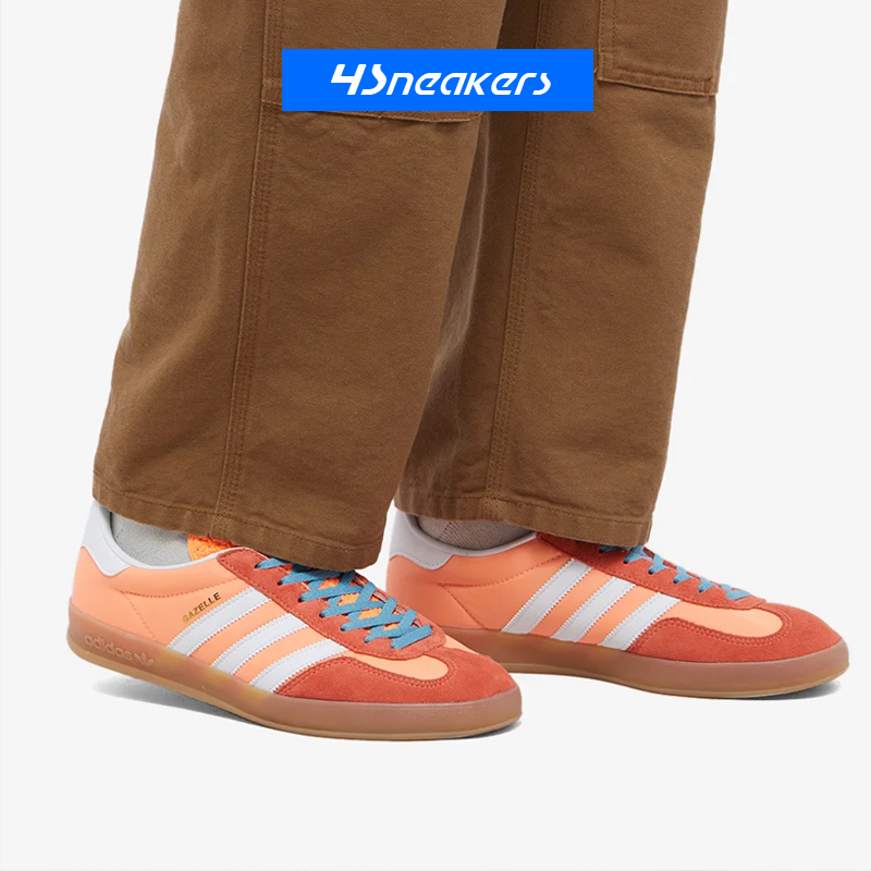 阿迪达斯ADIDAS GAZELLE INDOOR 德训复古休闲板鞋IG1640/IG1596 - 图2