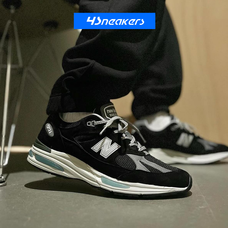 4S球鞋 New Balance NB991 V2英产黑灰色低帮休闲跑步鞋 U991NV2