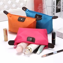 Dumplings Shaped Makeup Bag Candy Color Foldable Water Dumplings Bag Metabao Type Waterproof Wash Toiletry Bag Finishing Bag Lady