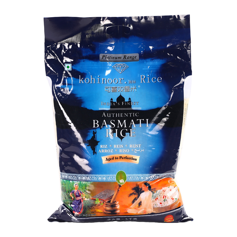 进口巴斯马蒂米STEAM Basmati rice印度可喜奴香米超长粒大米5KG-图3