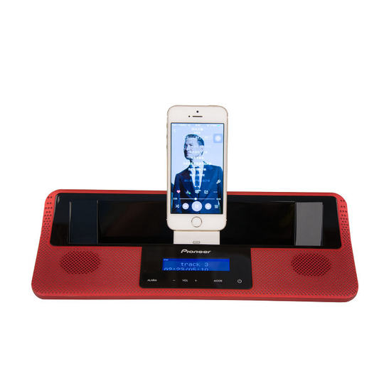 Radio reloj fm pioneer para el hogar