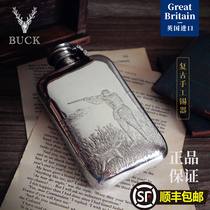 Send a leather jacket (hunting season) Estate pick BUCK UK retro tinder with portable wine pot 6 oz
