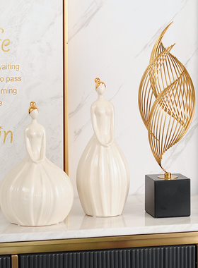 陶瓷材质摆件客厅玄关