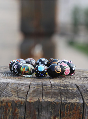 琉璃手链女日式樱花珠