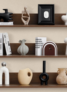 中古风陶瓷花瓶客厅书架摆件