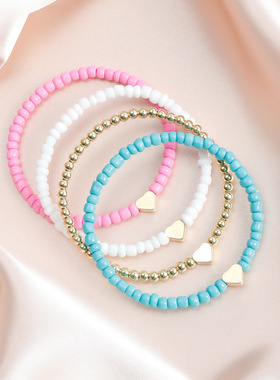 彩色4件套手链组合套装