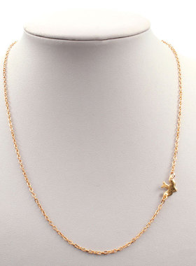 欧美饰品和平鸽短款锁骨链