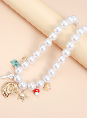 海边沙滩海洋元素耳圈耳环