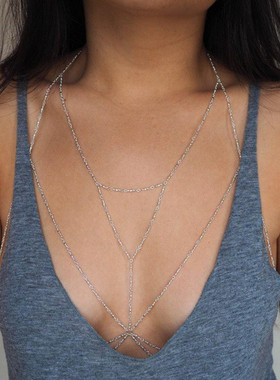 性感显瘦配饰比基尼身体链