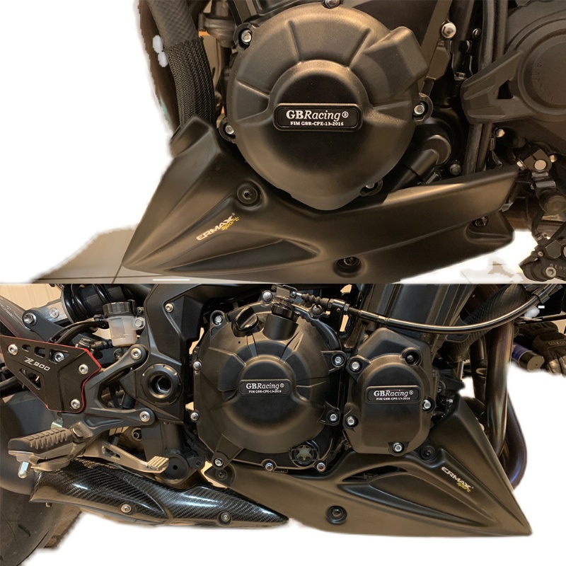 适用川崎Z900发动机保护罩防摔边盖 GBRacing 17-21改装件-图3