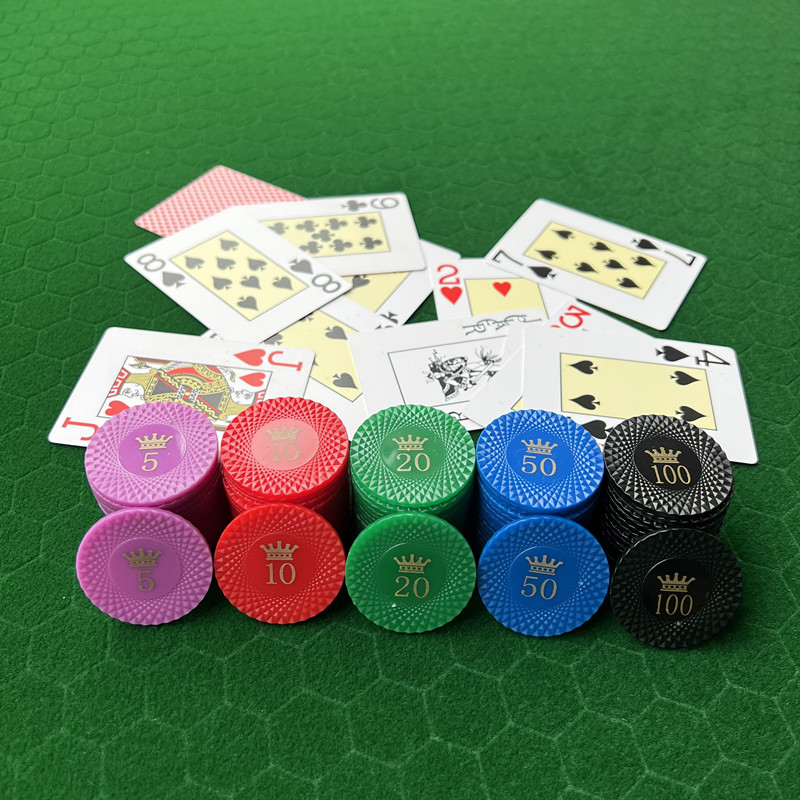 筹码棋牌室专用卡片德州扑克麻将筹码币塑料打牌积分卡奖励币机用