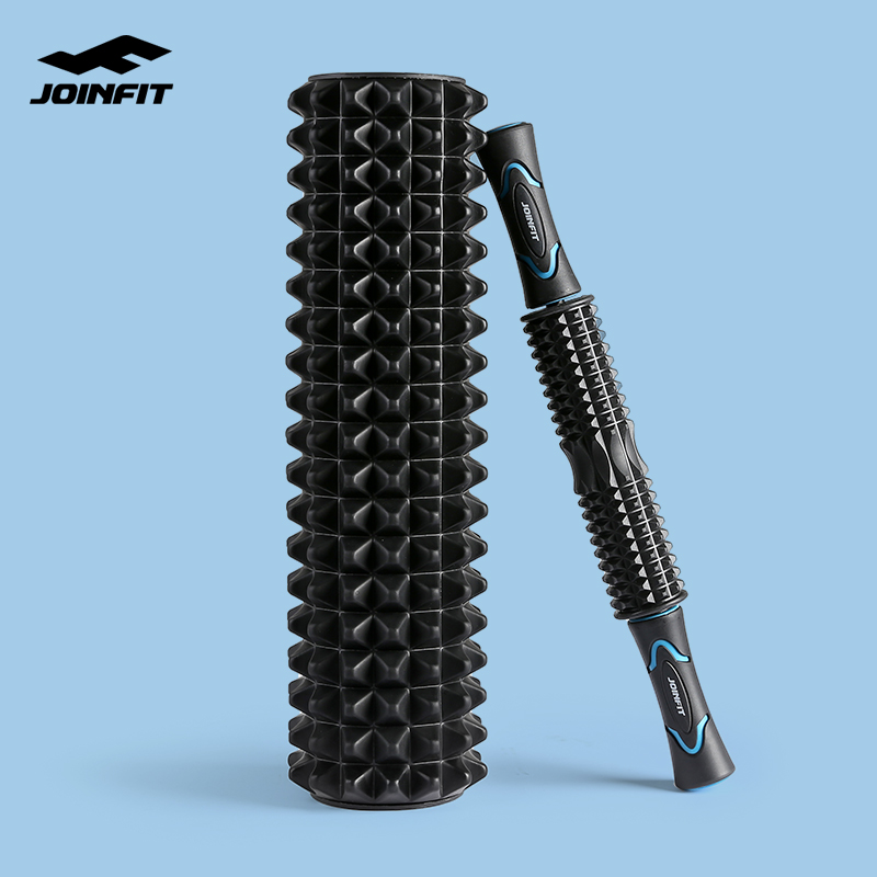 joinfit狼牙棒泡沫轴按摩瑜伽柱 嘉友运动瑜伽舒展器/健康架