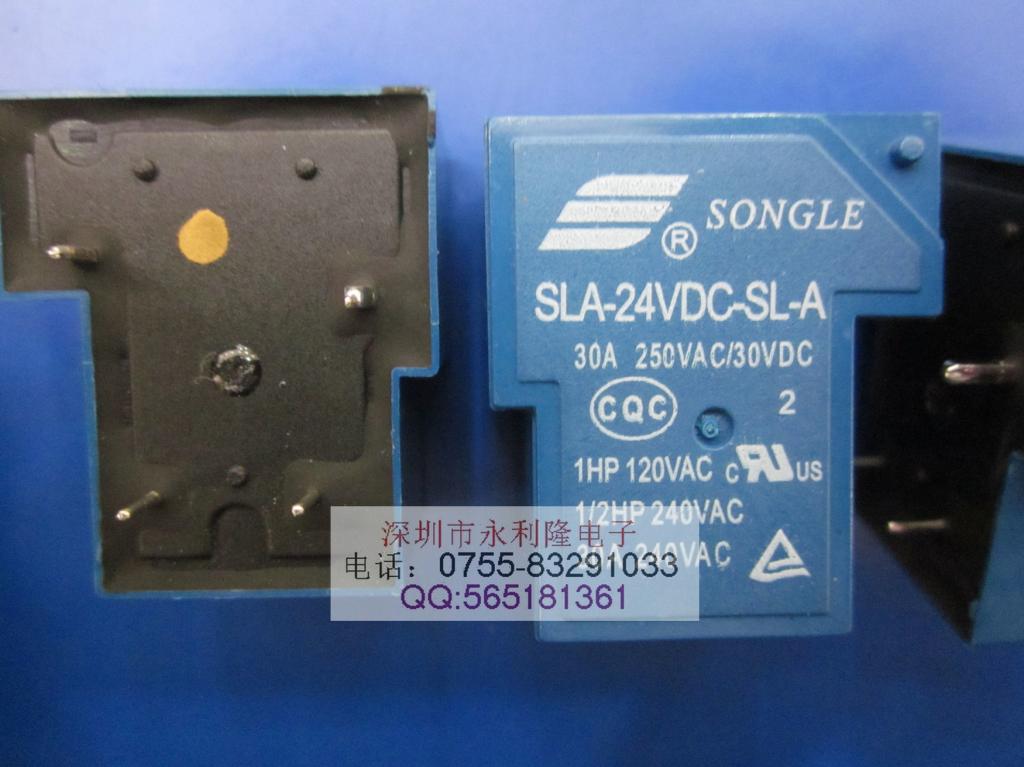 全新原装 SLA-24VDC-SL-A 12VDC T型 电焊机24V继电器30A/24V - 图2