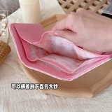 Розовый бумажник, короткая милая японская сумка через плечо, ретро брендовый картхолдер, коллекция 2023
