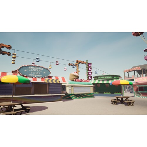 UE5 amusement, Theme park rides and props 游乐园场景模型5.2 - 图0