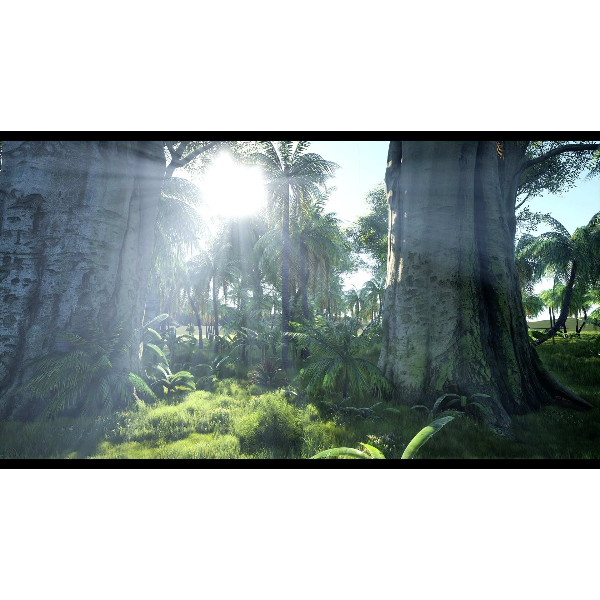 UE5 Photorealistic jungle location 4x4 写实雨林丛林场景5.1 - 图0