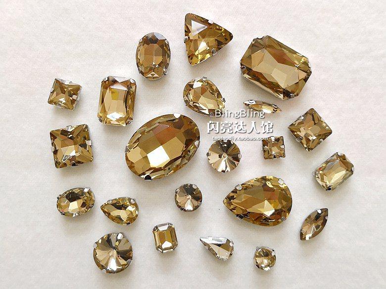 水钻配件钉珠水晶钻石衣服装饰品辅料钻珠鞋子补钻配手缝爪钻香槟,淘宝优惠券,粉丝福利购,淘宝优惠卷