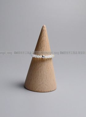 Ciel原创手工天然摩根石戒指