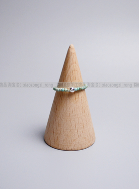 原创手工原矿绿松石指环