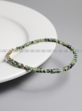 手工脚链极细原创设计绿松石女