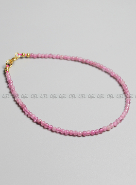 碧玺手链ciel原创极细女2mm叠戴