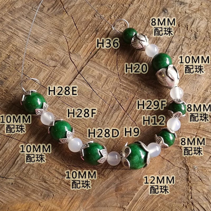 纯银配件泰国清迈手工银饰镂空花托花帽泰银隔珠diy手链925银隔片