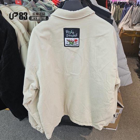 Lining李宁迪士尼抱抱龙联名保暖宽松棉夹克防风外套AJMU077