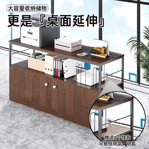 打印机置物架落地多功能复印机收纳办公室资料整理储物柜桌边侧柜 - 图1