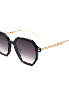 Hickmann海歌漫太阳镜女韩版防紫外线板材金属框遮阳墨镜 HIC9036