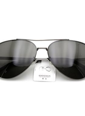 KHDESIGN明治太阳镜时尚复古潮款防紫外线墨镜男女通用款 K2306