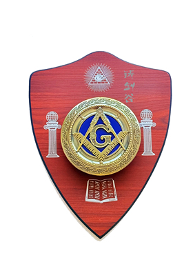 共济会双剑欧洲中世纪骑士剑金属长剑装饰道具未开刃