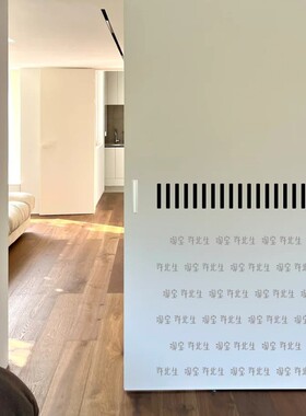 简约竖型腰线贴玻璃贴办公室玻璃门腰线防撞提示贴纸线条橱窗门贴