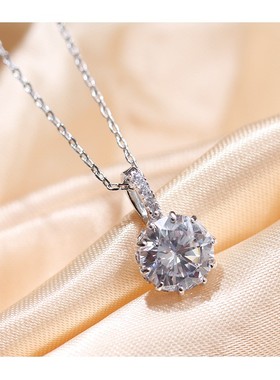 新品简约几何圆形吊坠锁骨链女