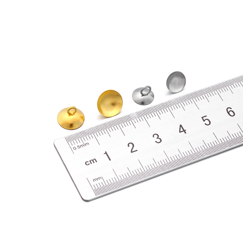 无针羊眼圆形珠帽珍珠盖帽项链耳饰带孔珠托手工DIY饰品配件材料,淘宝优惠券,粉丝福利购,淘宝优惠卷