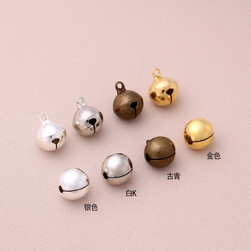 纯铜铃铛手工diy宠物装饰铃铛串珠手链脚链钥匙扣小吊饰配件材料,淘宝优惠券,粉丝福利购,淘宝优惠卷