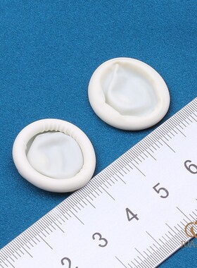 diy乳白色橡胶手指套饰品