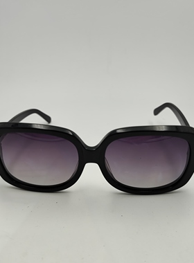 香奶奶镜片微瑕板材黑色偏光复古墨镜女大框显瘦夏季太阳镜CE395