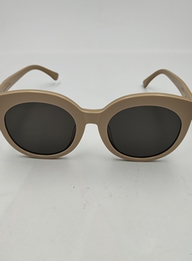 大牌处理棕色墨镜板材多巴胺色椭圆大框字母徽标太阳镜CE430