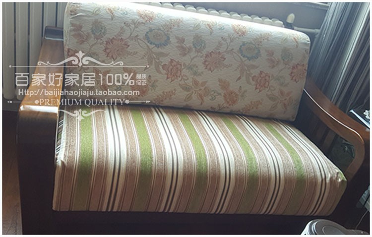 提花沙发布料面料厚高端美式花朵田园沙发布装饰布工程沙发套订做