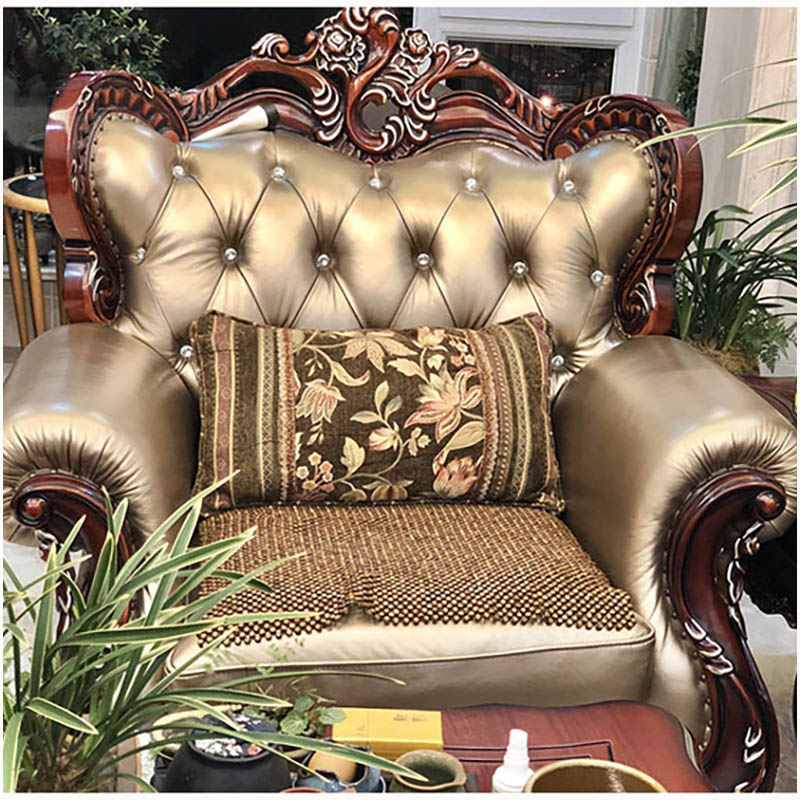 沙发靠垫抱枕客厅腰靠长方形皮沙发靠背美式腰枕欧式抱枕套靠枕 - 图0