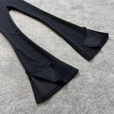 Летние штаны-клёш, штаны, костюм, коллекция 2022, высокая талия, по фигуре, облегающий крой, свободный крой