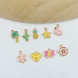 Металлический аксессуар ручной работы в форме цветка, серьги, подвеска, в цветочек