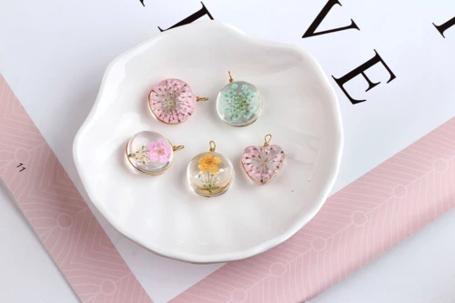 Серьги, прозрачный стеклянный аксессуар