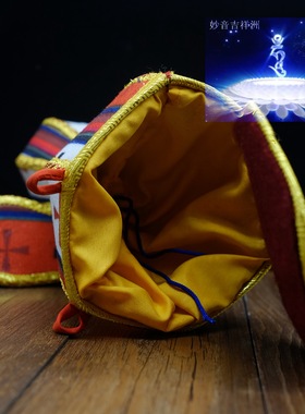 尼泊尔手工织锦面料铃杵收纳