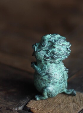 龙宝宝小青龙摆件龙太子线香插中式龙年礼品吉祥物桌面摆件