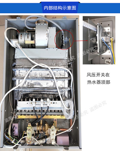 热水器风压开关 通用型 燃气热水器配件 两脚风压开关CMB原装正品 - 图1