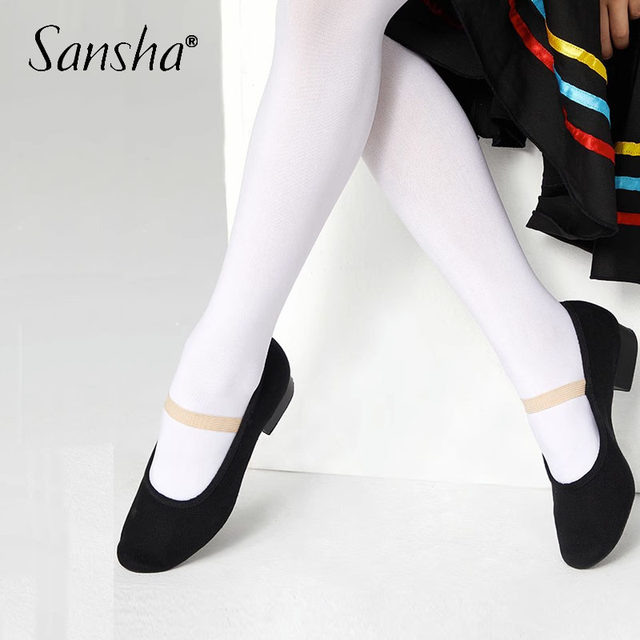 French Sansha leather canvas folk dance practice for children