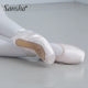 French Sansha pointe shoes for women, satin leather soft sole