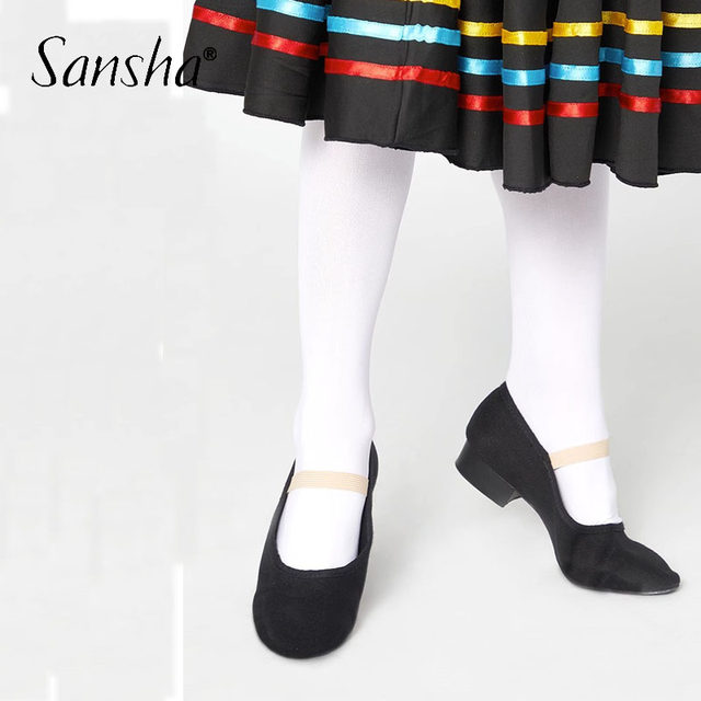 French Sansha leather canvas folk dance practice for children