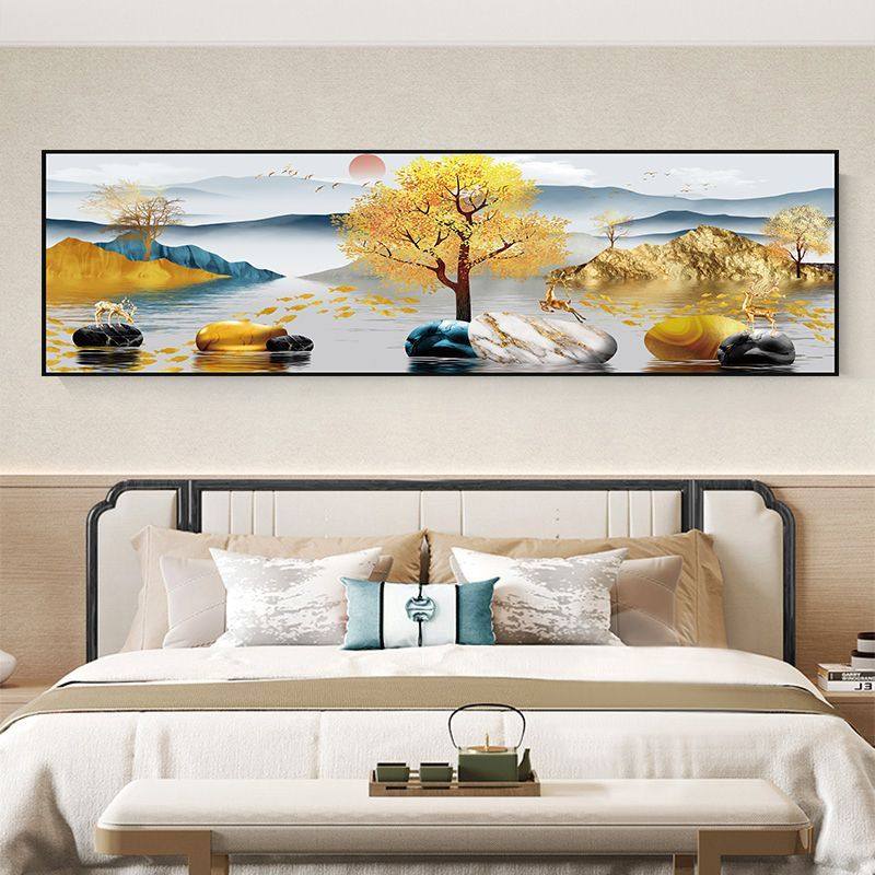 卧室床头自粘装饰画墙贴客厅房间主卧酒店宾馆民宿背景墙壁纸贴画,淘宝优惠券,粉丝福利购,淘宝优惠卷